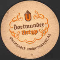 Beer coaster dortmunder-union-27-oboje