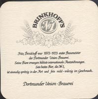 Beer coaster dortmunder-union-6-zadek