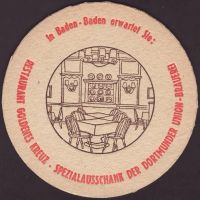 Beer coaster dortmunder-union-66-zadek