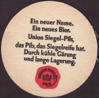 Beer coaster dortmunder-union-70-zadek