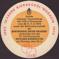 Beer coaster dortmunder-union-76-zadek