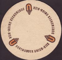 Beer coaster dortmunder-union-77-oboje