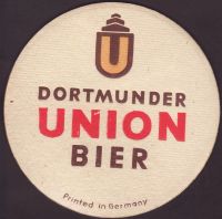 Beer coaster dortmunder-union-83-oboje