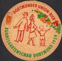Beer coaster dortmunder-union-95-zadek