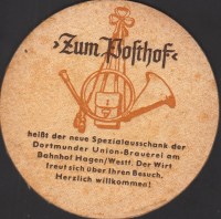 Beer coaster dortmunder-union-96-zadek