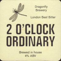 Beer coaster dragonfly-2