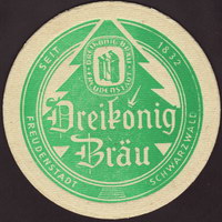 Beer coaster dreikonig-brau-1-zadek