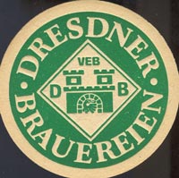 Beer coaster dresdner-brauereien-veb-2