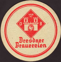 Beer coaster dresdner-brauereien-veb-6
