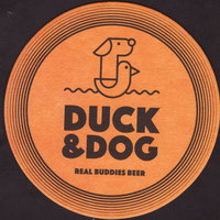 Beer coaster duck-and-dog-1