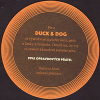 Beer coaster duck-and-dog-1-zadek