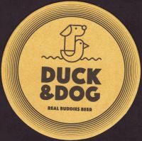 Beer coaster duck-and-dog-4