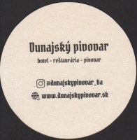 Beer coaster dunajsky-6-zadek