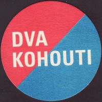 Beer coaster dva-kohouti-2