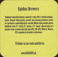Beer coaster egidius-2-zadek