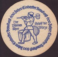 Beer coaster einbecker-74-zadek