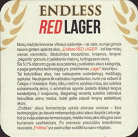 Beer coaster endless-alus-1-zadek