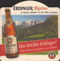 Beer coaster erdinger-108-zadek