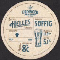 Beer coaster erdinger-114-zadek