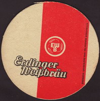 Beer coaster erdinger-56-zadek