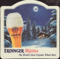 Beer coaster erdinger-62-zadek