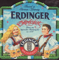 Beer coaster erdinger-63-zadek