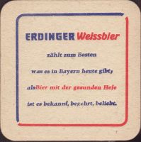 Beer coaster erdinger-80-zadek