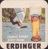 Beer coaster erdinger-85-zadek