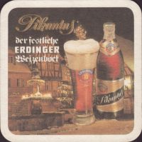 Beer coaster erdinger-90-zadek