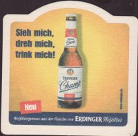 Beer coaster erdinger-97-zadek