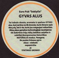 Beer coaster euro-pub-seklycia-3-zadek