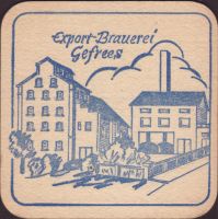 Beer coaster exportbrauerei-gefrees-1-zadek