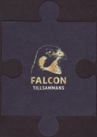 Beer coaster falcon-12