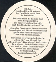 Beer coaster familienbrauerei-beck-brau-1-zadek