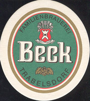 Beer coaster familienbrauerei-beck-brau-1