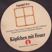 Beer coaster feldschloesschen-159-zadek-small