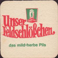 Beer coaster feldschlosschen-40-zadek