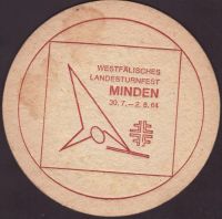 Beer coaster feldschlosschen-minden-1-zadek