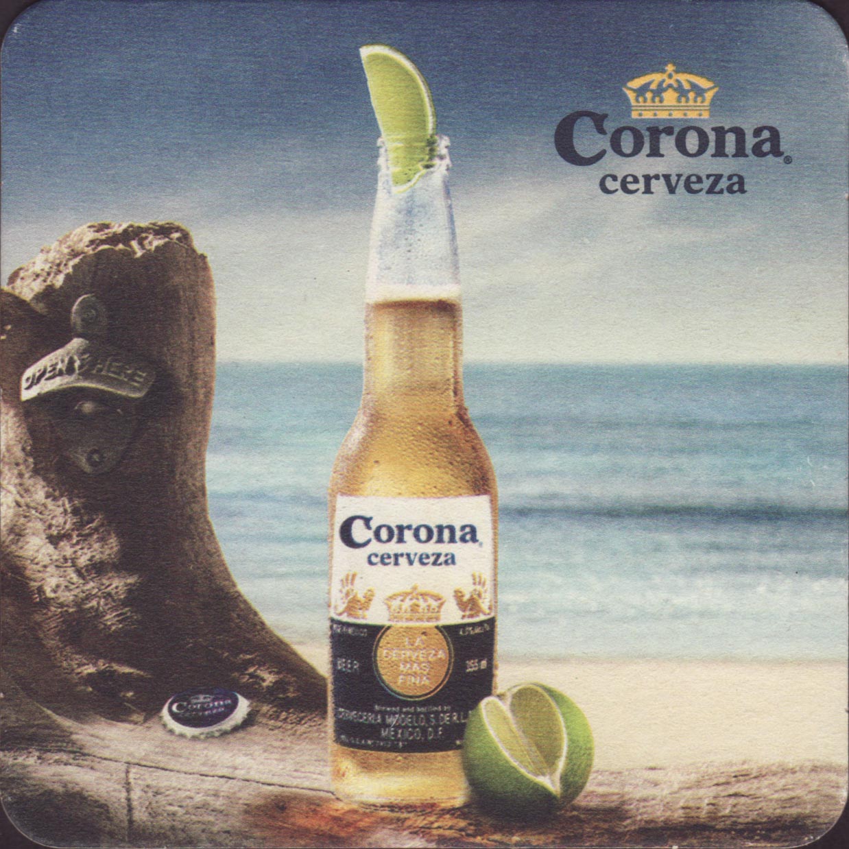 Details about    Corona Extra Cerveza Mexican Tin Beer Coasters-Cantina Set of 6-MINT 
