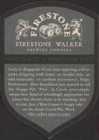 Beer coaster firestone-walker-12-zadek