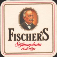 Beer coaster fischers-stiftungsbrau-16-oboje-small