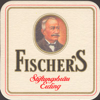 Beer coaster fischers-stiftungsbrau-2-oboje