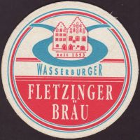 Beer coaster fletzinger-brau-2-oboje