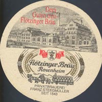 Beer coaster flotzinger-brau-1-zadek