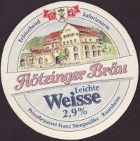 Beer coaster flotzinger-brau-13-zadek