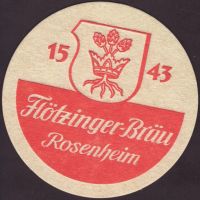 Beer coaster flotzinger-brau-17-zadek