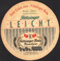 Beer coaster flotzinger-brau-28-zadek