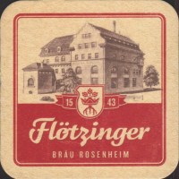 Beer coaster flotzinger-brau-29-oboje