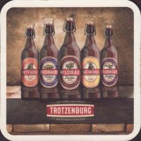 Pivní tácek forsthausbrauerei-trotzenburg-1-zadek