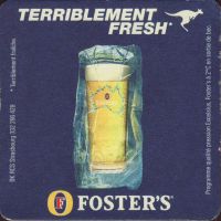 Beer coaster fosters-130-zadek